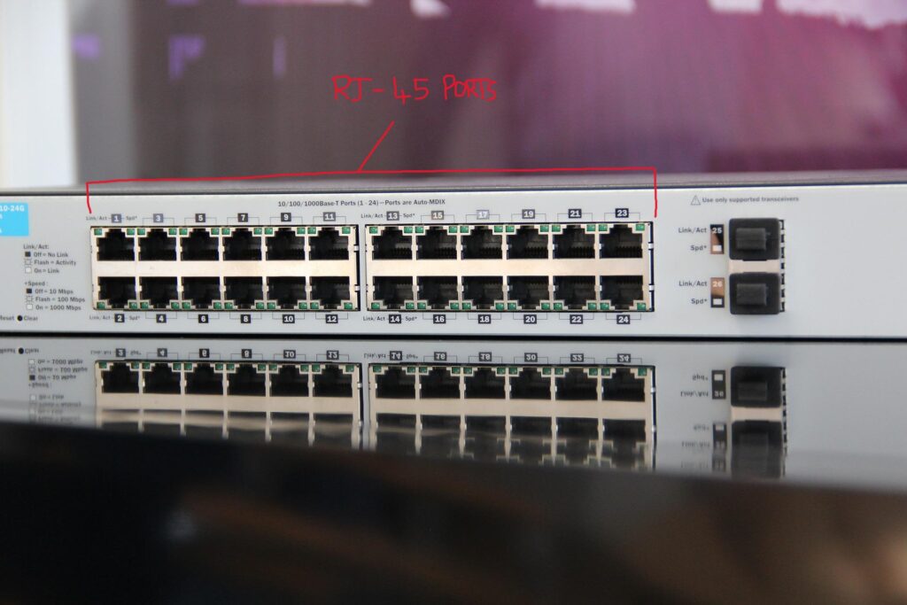 switch RJ-45 ports